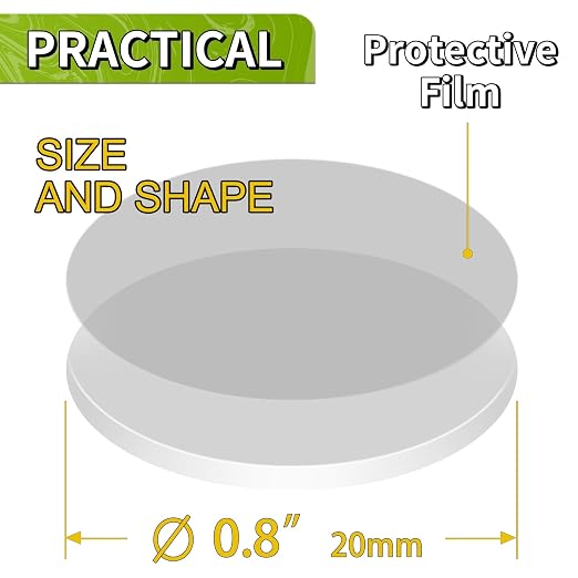 Piteno® 350Pcs Double Sided Adhesive Dots, 0.8" Clear Removable Sticky Adhesive - Image 2
