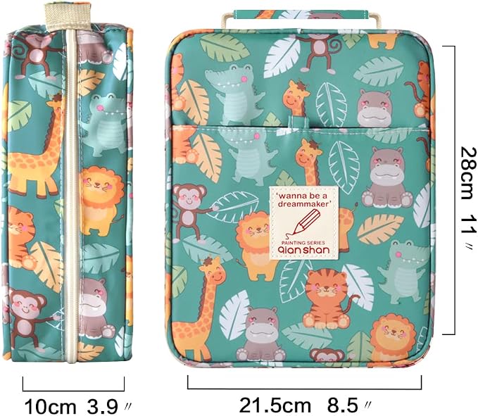 qianshan Pencil Case Holder Slot - Holds 202 Colored Pencils or 136 Gel Pens - Image 4
