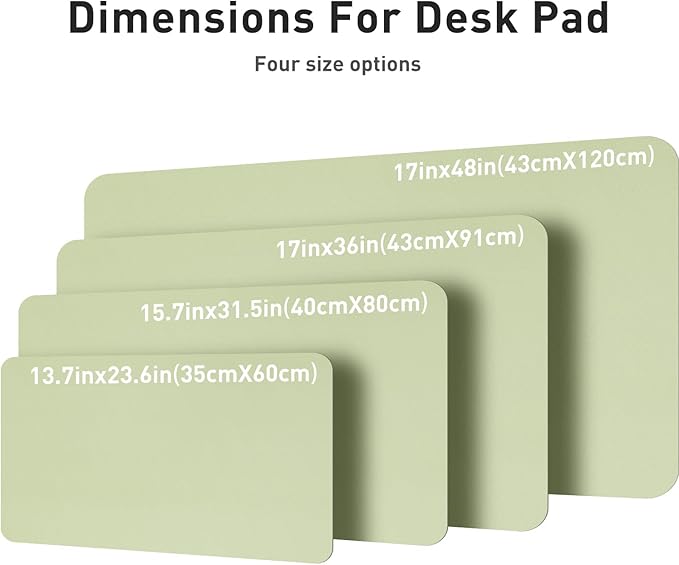 Aothia Leather Desk Pad Protector, Office Mat, Large Mouse Pad, Non-Slip PU - Image 7
