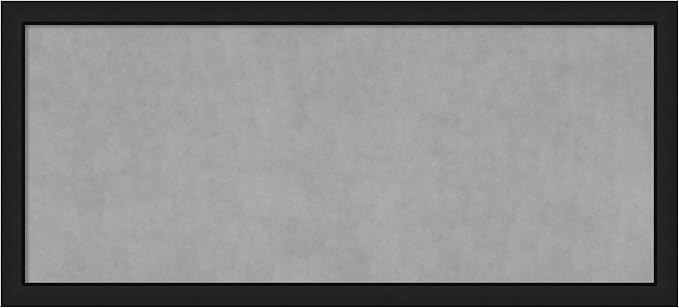 Amanti Art Black Framed Magnetic Board 23x51 Oversize Vision Board by AmantiArt