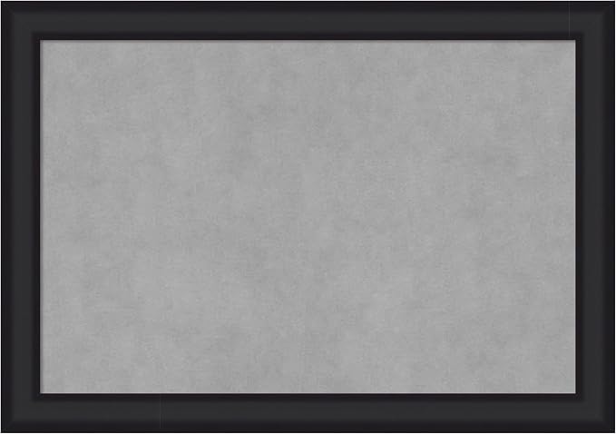 Amanti Art Black Framed Magnetic Board 19x27 Medium Vision Board by AmantiArt