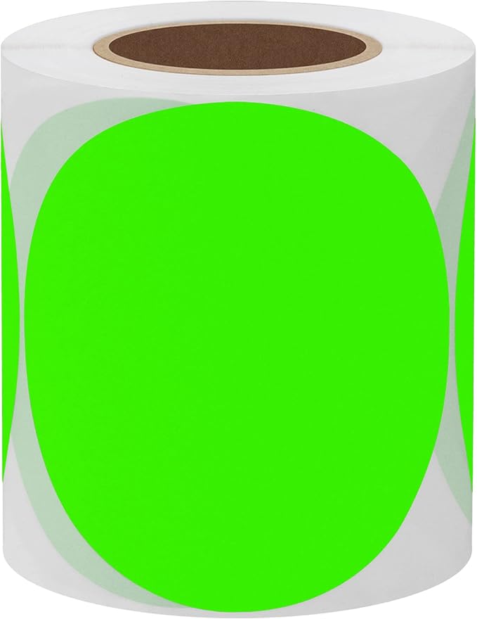 Hybsk Round Color Coding Circle Dots Labels Warehouse Inventory Organizer - Image 2