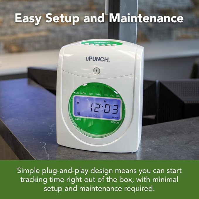 uPunch HN3500 Advanced Time Clock Bundle - Image 6