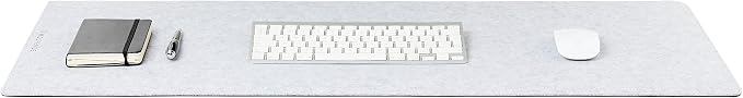 Wolvende Premium Felt Desk Mat | Large 15.75" x 36" | Multifunctional Desk Pad - Image 3