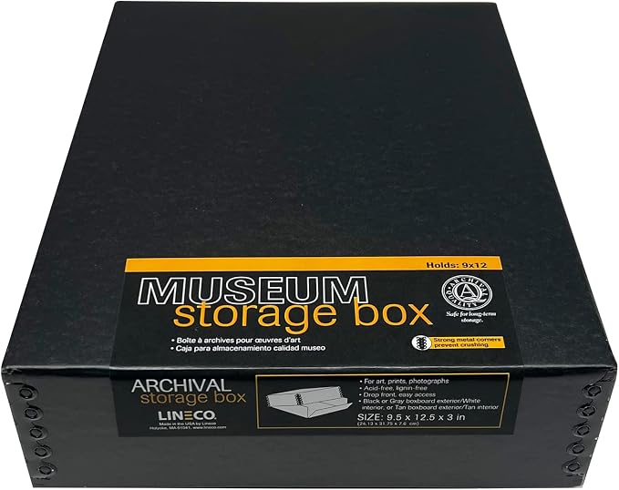Lineco, Removable Lid and Drop Front Design. Archival Acid-Free - Image 2