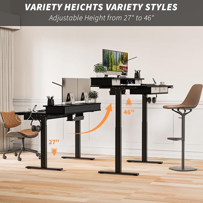 Kingant 55 x 30 Inch Electric Standing Desk - Image 7