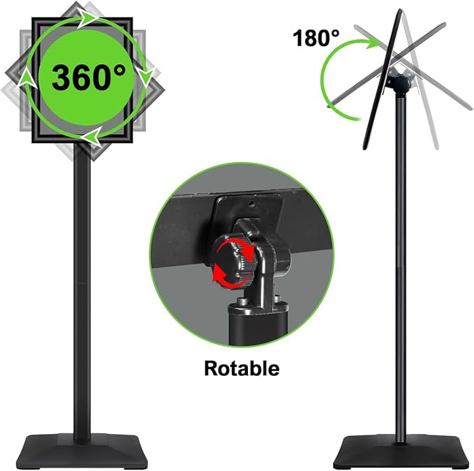 INNOVSIGN 3Packs Heavy Duty Adjustable Pedestal Poster Sign Stand, 11x17 - Image 4