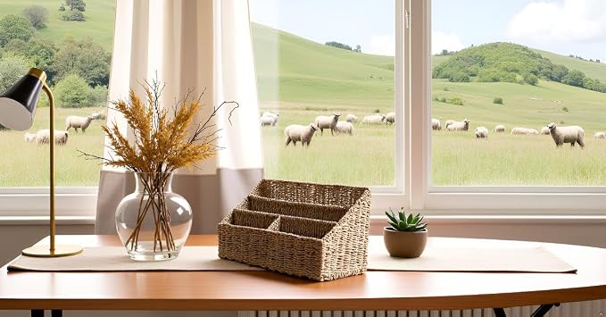 KOLWOVEN Magazine Display Holder- Mail Organizer Countertop- Mail Holder l Bill - Image 4