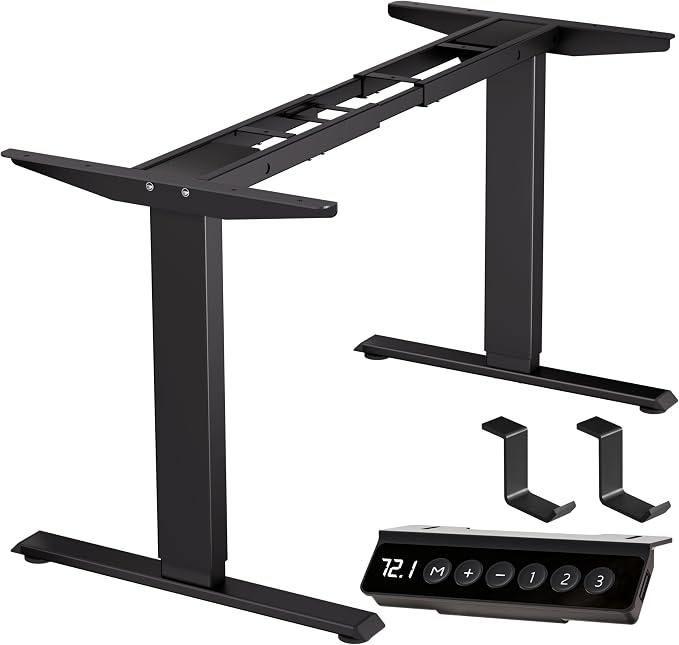 BIZUM Standing Desk Frame Dual Motor, Standing Desk Legs Up to 47.2", Computer by Unknown