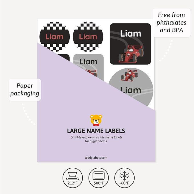 Large Name Labels for Kids - Image 3