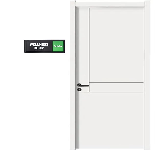 Wellness Room Sign – Privacy In Use / Available Slide Switch Sign, Premium - Image 6