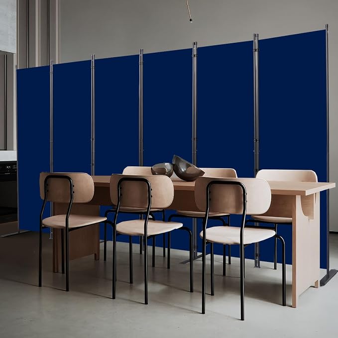 CHOSENM Room Divider, 6 Panel Folding Privacy Screens - Image 7