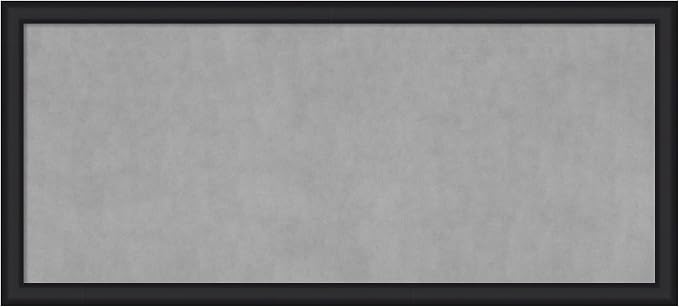 Amanti Art Black Framed Magnetic Board 23x51 Oversize Vision Board by AmantiArt