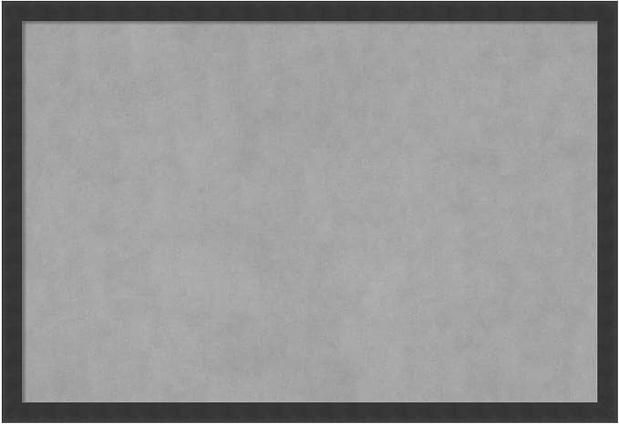 Amanti Art Black Framed Magnetic Board 26x38 Large Vision Board by AmantiArt