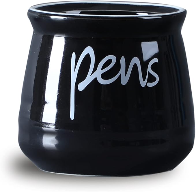 ONTUBE Porcelain Pens Holder Stand, Ceramic Pencils Holder by ONTUBE