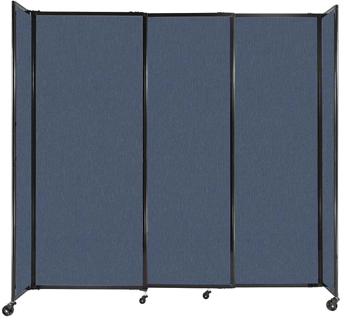 Versare Straightwall Sliding Portable Wall Partition | Freestanding Office by VERSARE