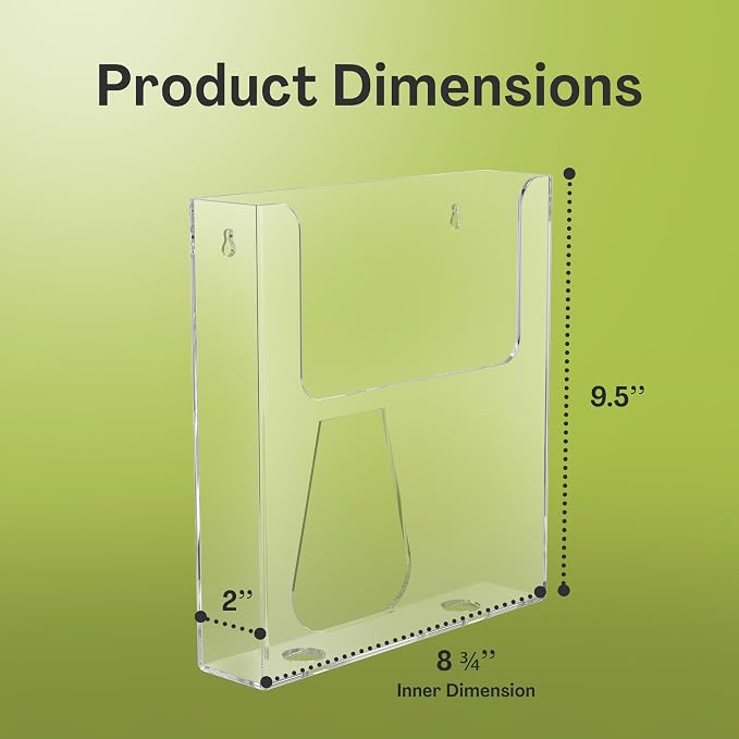 Top Notch Displays Acrylic Brochure Holder - Image 6