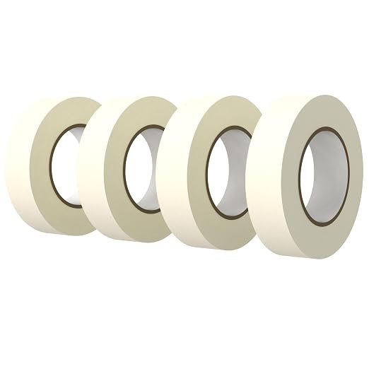SWRT Masking Tape 0.75 Inch x 55 Yards, Adhesive Painting Tape Bulk by SWRT