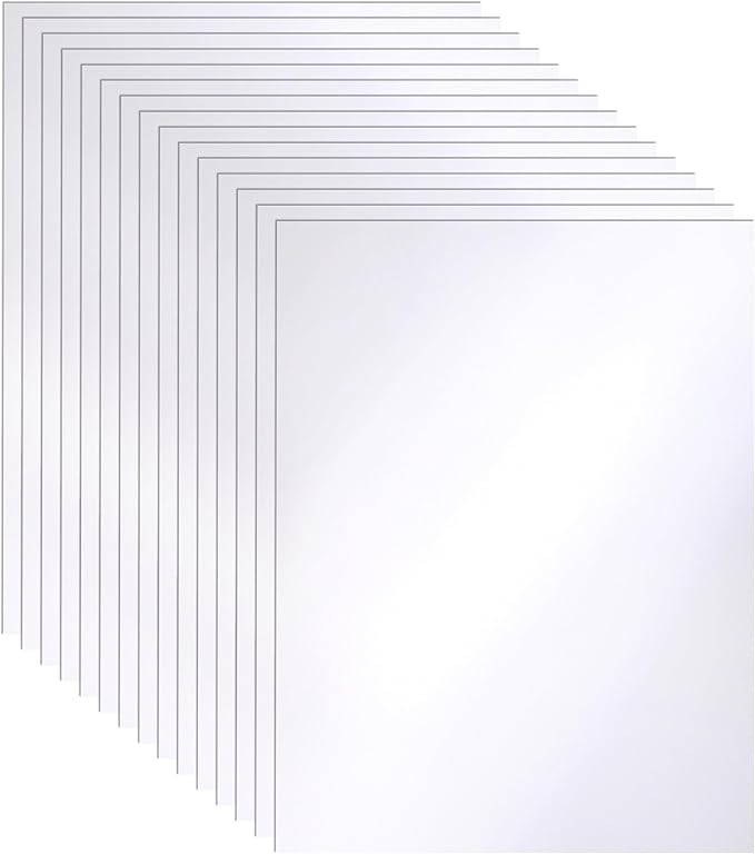 100 Sheets Shimmer White Cardstock 8.5 x 11 Printer Paper, 92lb Heavyweight by Guakicae