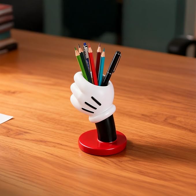 Cute Pen and Pencil Holder for Desk, Kids Small Desktop Organizer Cup, Funny - Image 6