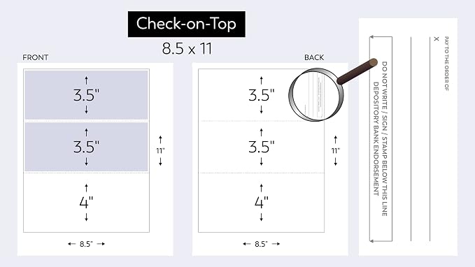Compuchecks Check on Top Blank Check Paper - Image 3