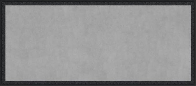 Amanti Art Black Framed Magnetic Board 22x50 Oversize Vision Board by AmantiArt