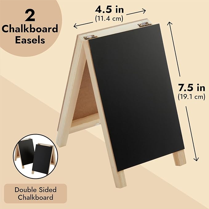 Juvale Mini Chalkboard Easel Signs - Image 5