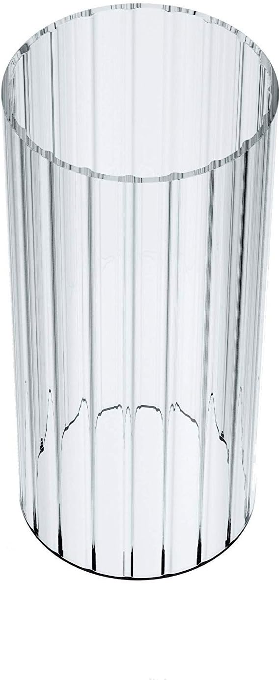 Sunwo Glass Shade Straight Cylinder Glass Lamp Shade Replacement by SUNWO