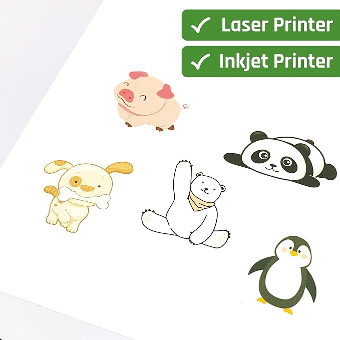 30 Sheets, Printable White Sticker Paper, Laser/Inkjet Printing - Image 7