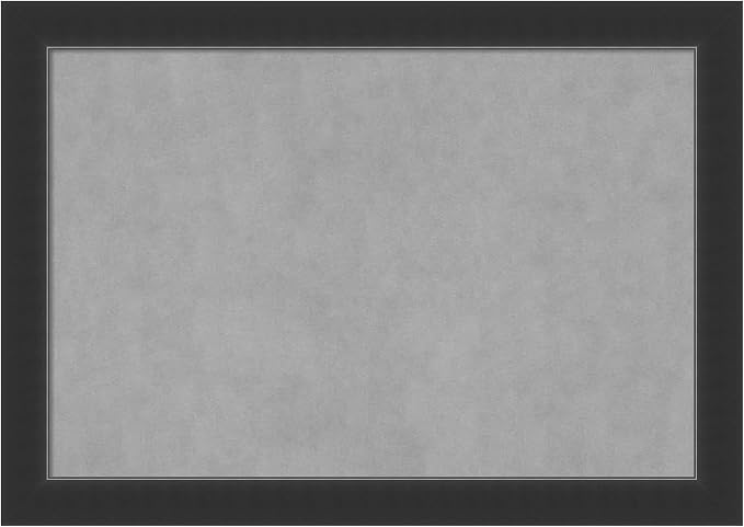 Amanti Art Black Framed Magnetic Board 29x41 Large Vision Board by AmantiArt