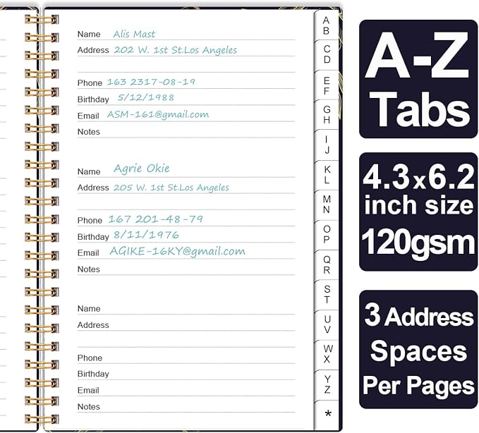 Address Book with Alphabetical Tabs - Image 3