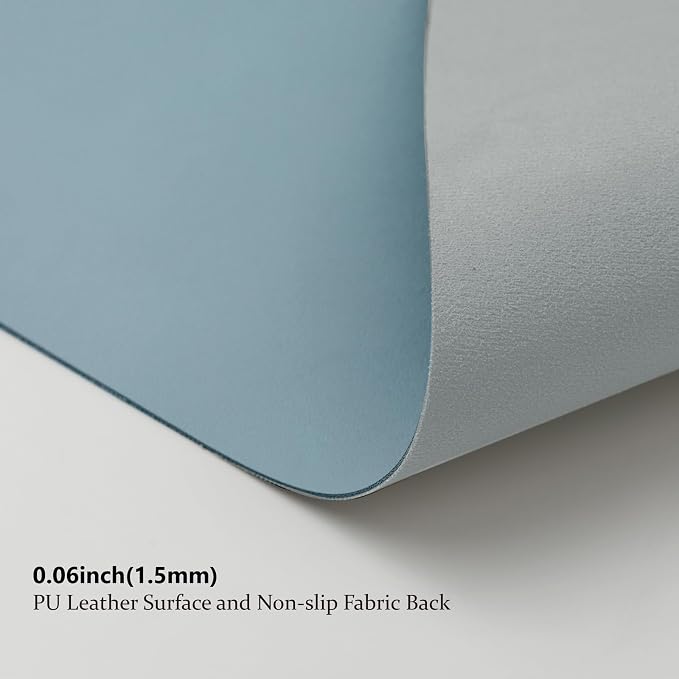 Large Desk Mat - 47.2"x 17" Non-Slip PU Desk Pad - Image 3