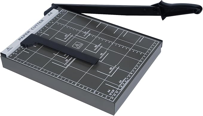 LSINBIU Guillotine Paper Cutter, 12 Sheets Capacity by Unknown