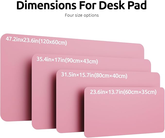 YSAGi Leather Desk Protector, Office Mat, Large Mouse Mat, Non-Slip PU Leather - Image 8