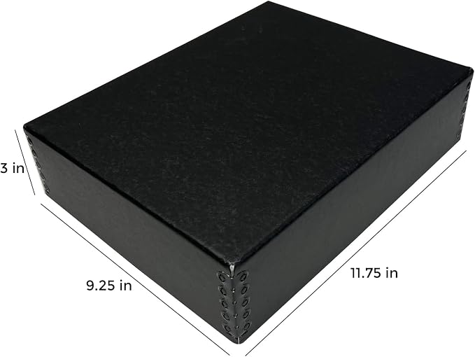 Lineco Museum Archival Storage Box, Drop Front Design - Image 2