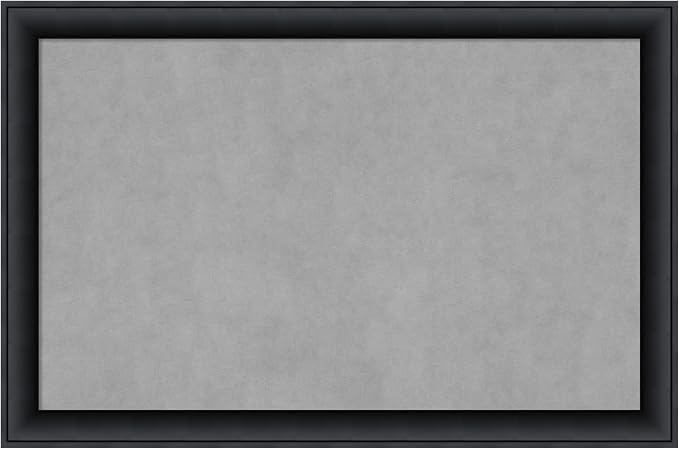 Amanti Art Black Framed Magnetic Board 23x35 Large Vision Board by AmantiArt