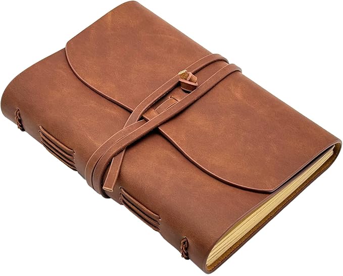 Dark Brown Notebook Journal by leatherjournal