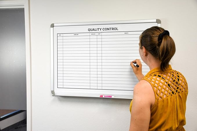 Quality Control Whiteboard 60" x 40" - Image 4