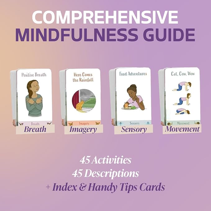 Mindfulness Cards for Kids, Meditation and Brain Focus for Yoga Classroom - Image 6
