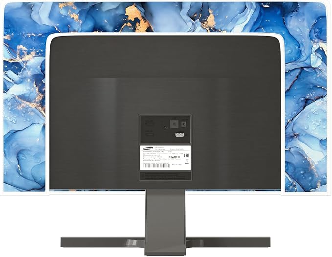 Baocicco Navy Blue Gold Marble Waterproof TV Dust Cover 55 Inch Creative - Image 5