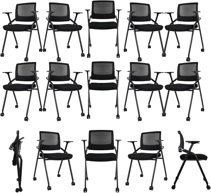 30 Pack Foldable Office Chairs by SLKJChairs