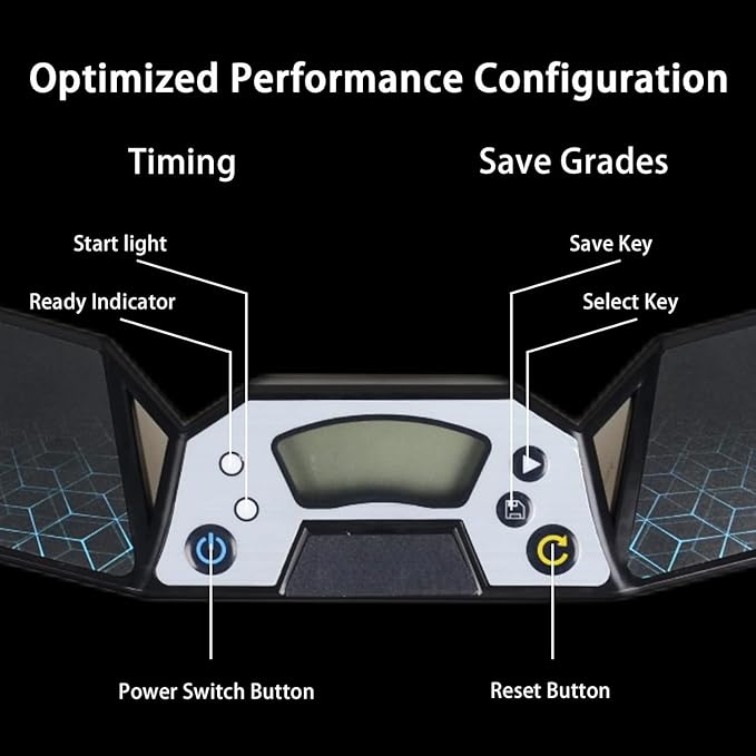 Timer with Mat for Professional Athletics, Touch Control Timer with Display - Image 2