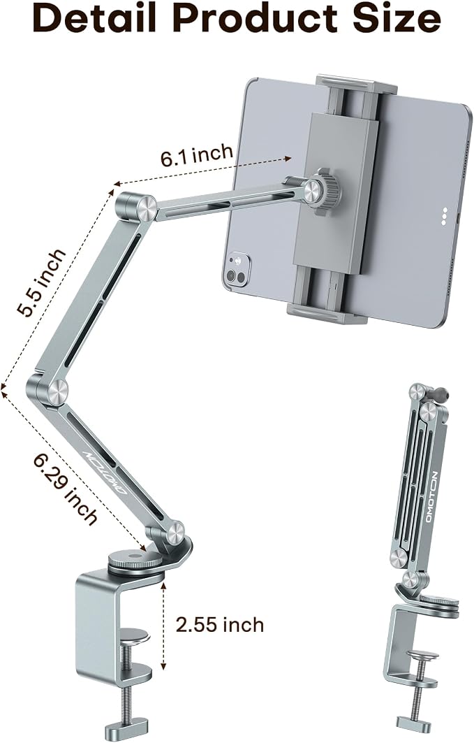 OMOTON GH03 Adjustable Tablet Stand - Image 5