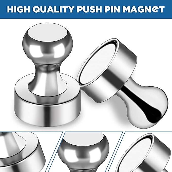 LOVIMAG Fridge Magnets 50 Pcs Refrigerator Whiteboard Small Strong Magnet - Image 4