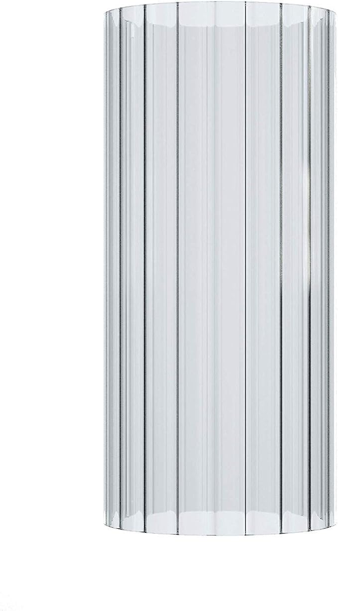 Sunwo Glass Shade Straight Cylinder Glass Lamp Shade Replacement - Image 5