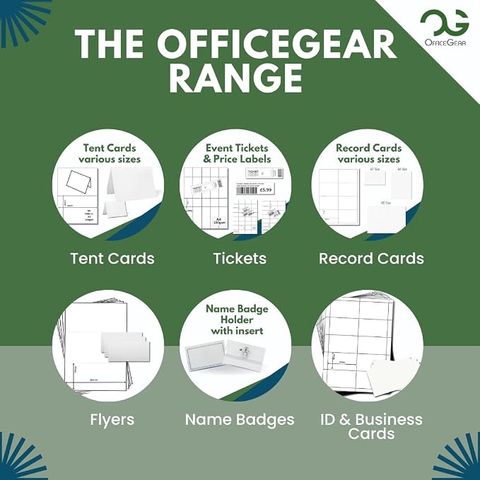 OfficeGear Shelf Edge Barcode Price Ticket Labels 18-up 30x105mm Custom - Image 8