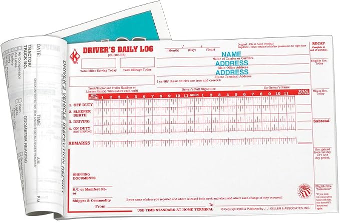 Driver Daily Log Book 25-pk. - Image 2