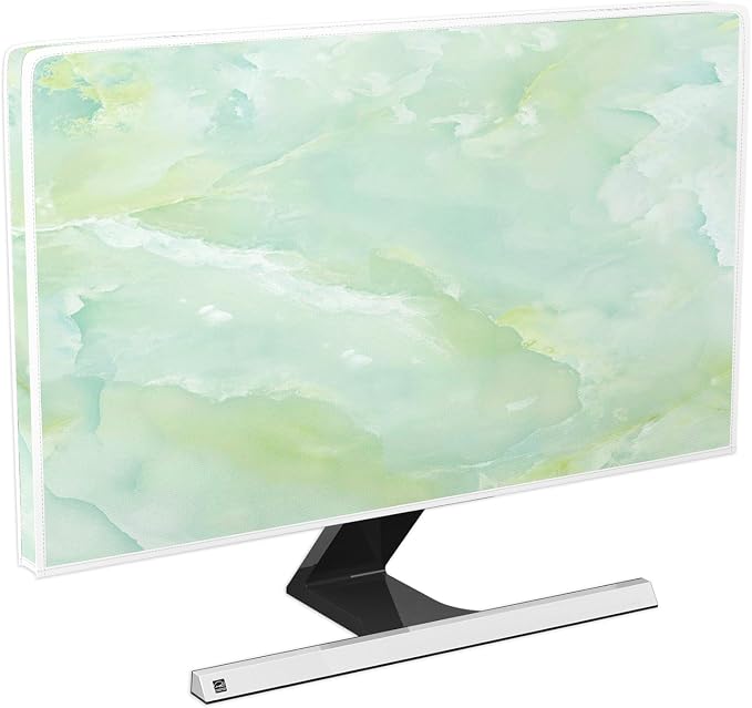 Baocicco Sage Green Marble Waterproof TV Dust Cover 37, 39 Inch Anti-Static by Baocicco