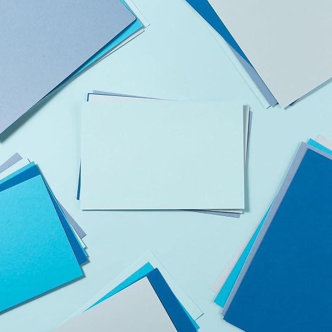 50 Sheets 4x6 Colored Cardstock Paper 5 Colors Blank Flash Cards, 250 GSM Heavy - Image 8