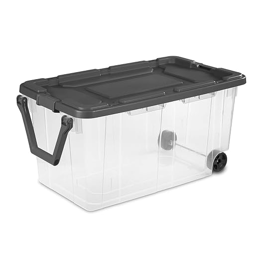 Sterilite 8-Pack Modular Stacker Box, Durable Clear Plastic Storage Bins - Image 6